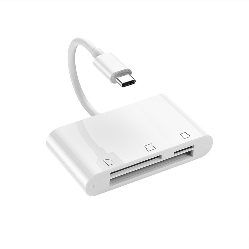 USB Type C To SD TF MicroSD VF ī  Type-C ī޶  3 in 1 ī޶ ޸ ī  Macbook PC iMac
